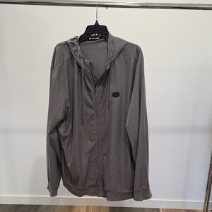 Travis Mathew Charcoal Hooded Jacket